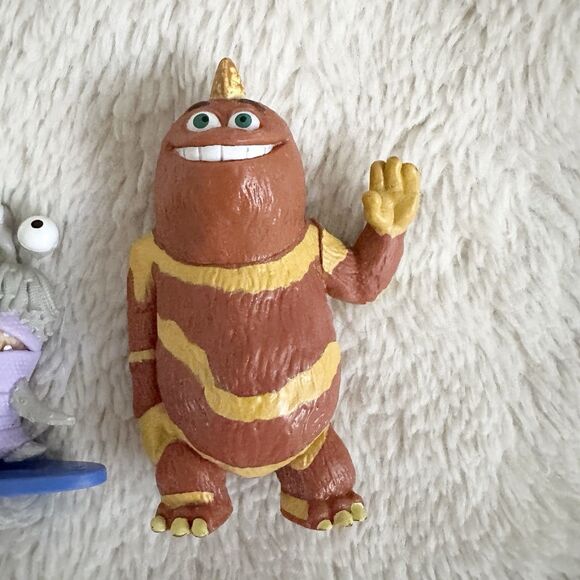 Disney Store Monsters Inc Figures George Sanderson Sock Mike Wazowski Boo PVC - Picture 2 of 7